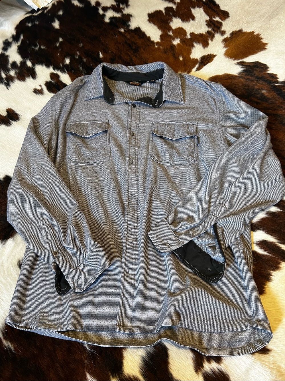 Pacific Trail Men's Light Heather Navy Shirt Jacket
